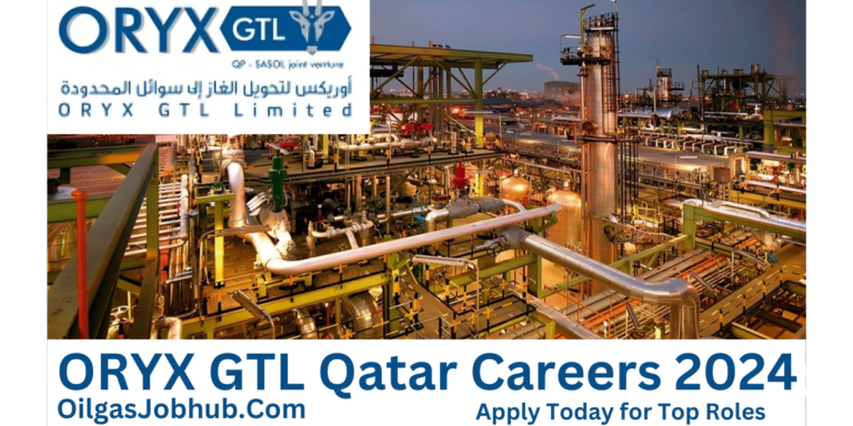 ORYX GTL Careers 2024 | Oil & Gas Jobs in Qatar