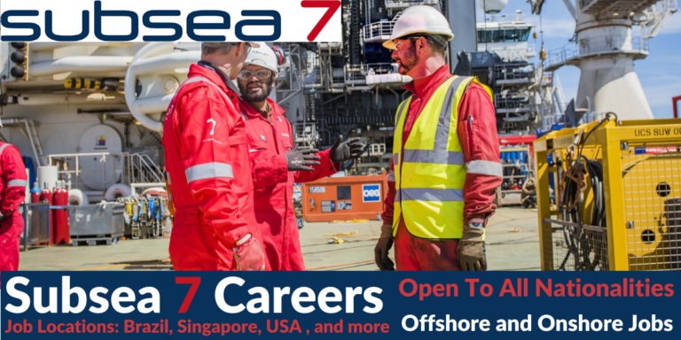 Subsea 7 Careers 2024 | Offshore and Onshore Jobs in Scotland, USA, Brazil & More