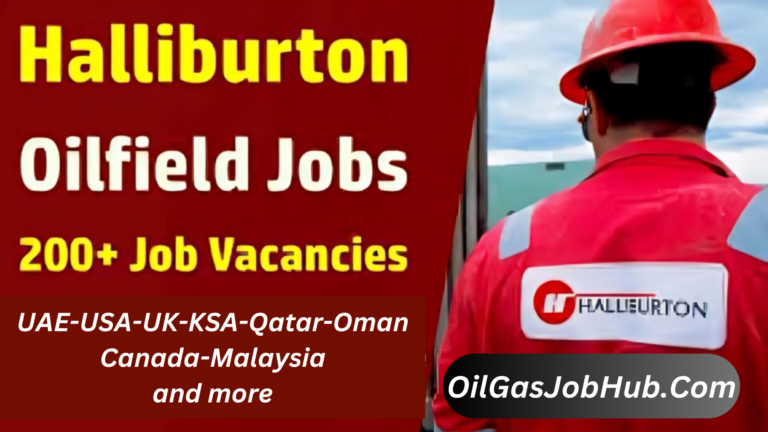 Halliburton Job Openings 2024 | Global Careers in the Energy Sector