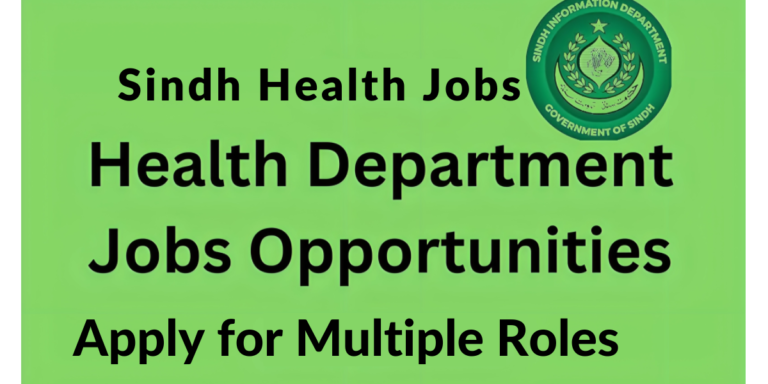 Sindh Health Jobs