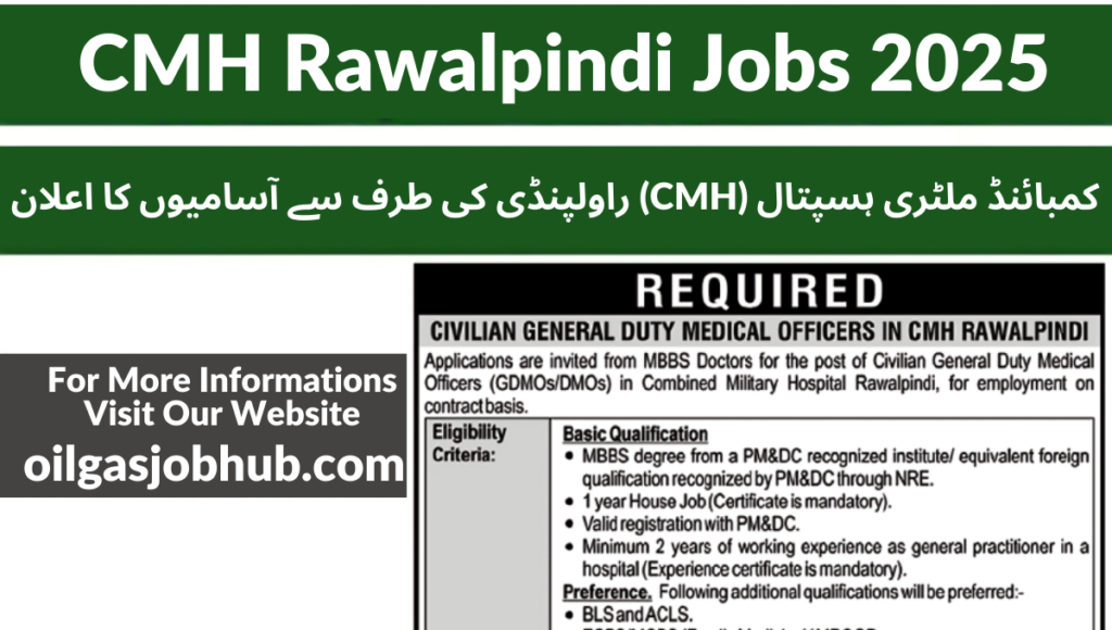 CMH Rawalpindi Jobs