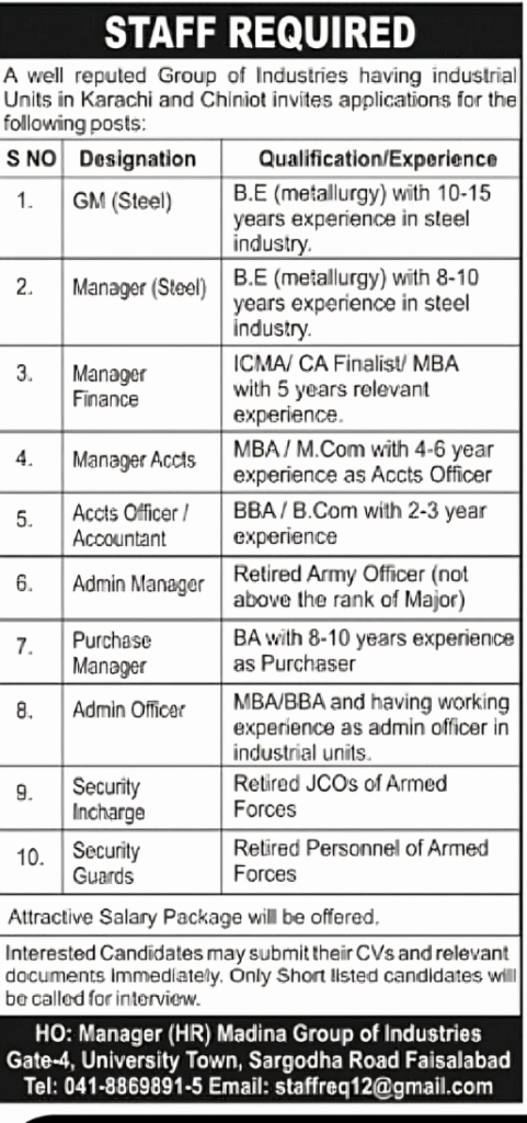 GROUP OF INDUSTRIES