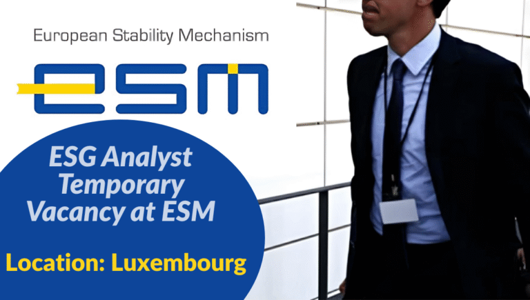 ESM Jobs Luxembourg 2025