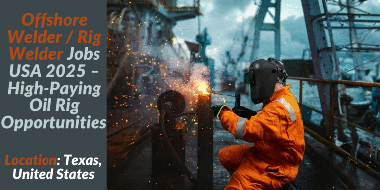 Offshore Welder / Rig Welder Jobs
